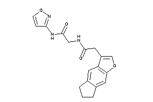 2-[[2-(6,7-dihydro-5H-cyclopenta[f]benzofuran-3-yl)acetyl]amino]-N-isoxazol-3-yl-acetamide