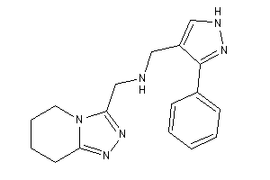 (3-phenyl-1H-pyrazol-4-yl)methyl-(5,6,7,8-tetrahydro-[1,2,4]triazolo[4,3-a]pyridin-3-ylmethyl)amine