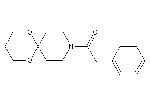 Image of N-phenyl-7,11-dioxa-3-azaspiro[5.5]undecane-3-carboxamide