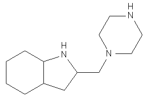 Image of 2-(piperazinomethyl)-2,3,3a,4,5,6,7,7a-octahydro-1H-indole