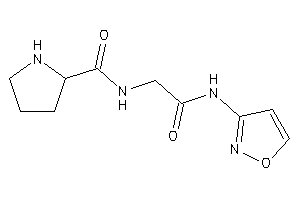 N-[2-(isoxazol-3-ylamino)-2-keto-ethyl]pyrrolidine-2-carboxamide