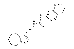 1-(2,3-dihydro-1,4-benzodioxin-6-yl)-3-[2-(6,7,8,9-tetrahydro-5H-[1,2,4]triazolo[4,3-a]azepin-3-yl)ethyl]urea