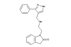 1-[2-[(3-phenyl-1H-pyrazol-4-yl)methylamino]ethyl]oxindole