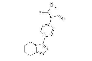 3-[4-(5,6,7,8-tetrahydro-[1,2,4]triazolo[4,3-a]pyridin-3-yl)phenyl]-2-thioxo-4-imidazolidinone