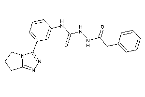 1-[3-(6,7-dihydro-5H-pyrrolo[2,1-c][1,2,4]triazol-3-yl)phenyl]-3-[(2-phenylacetyl)amino]urea