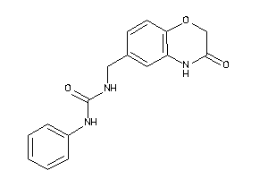 1-[(3-keto-4H-1,4-benzoxazin-6-yl)methyl]-3-phenyl-urea