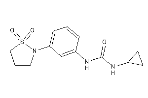 1-cyclopropyl-3-[3-(1,1-diketo-1,2-thiazolidin-2-yl)phenyl]urea