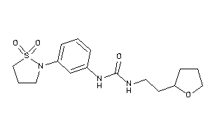 1-[3-(1,1-diketo-1,2-thiazolidin-2-yl)phenyl]-3-[2-(tetrahydrofuryl)ethyl]urea