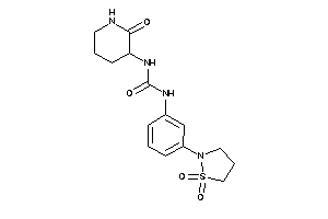 1-[3-(1,1-diketo-1,2-thiazolidin-2-yl)phenyl]-3-(2-keto-3-piperidyl)urea