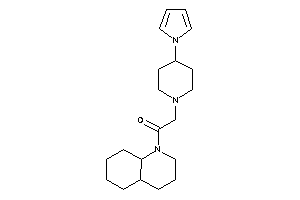 1-(3,4,4a,5,6,7,8,8a-octahydro-2H-quinolin-1-yl)-2-(4-pyrrol-1-ylpiperidino)ethanone