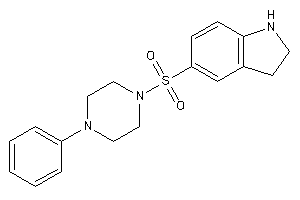 5-(4-phenylpiperazino)sulfonylindoline