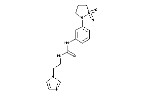 1-[3-(1,1-diketo-1,2-thiazolidin-2-yl)phenyl]-3-(2-imidazol-1-ylethyl)urea