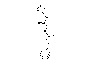 N-[2-(isoxazol-3-ylamino)-2-keto-ethyl]-3-phenyl-propionamide