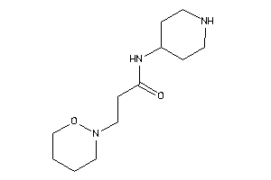 3-(oxazinan-2-yl)-N-(4-piperidyl)propionamide