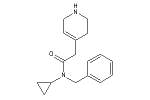 N-benzyl-N-cyclopropyl-2-(1,2,3,6-tetrahydropyridin-4-yl)acetamide