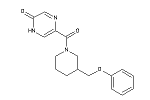 5-[3-(phenoxymethyl)piperidine-1-carbonyl]-1H-pyrazin-2-one