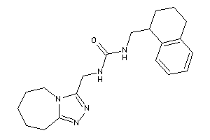 1-(6,7,8,9-tetrahydro-5H-[1,2,4]triazolo[4,3-a]azepin-3-ylmethyl)-3-(tetralin-1-ylmethyl)urea