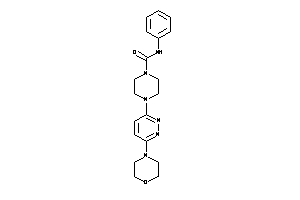 4-(6-morpholinopyridazin-3-yl)-N-phenyl-piperazine-1-carboxamide