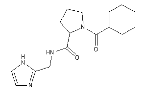 1-(cyclohexanecarbonyl)-N-(1H-imidazol-2-ylmethyl)pyrrolidine-2-carboxamide