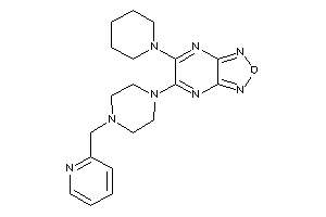 Image of 6-piperidino-5-[4-(2-pyridylmethyl)piperazino]furazano[3,4-b]pyrazine