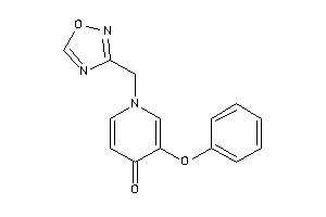 1-(1,2,4-oxadiazol-3-ylmethyl)-3-phenoxy-4-pyridone