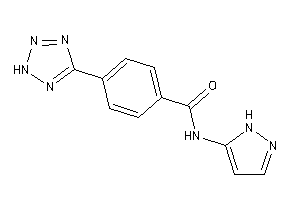 N-(1H-pyrazol-5-yl)-4-(2H-tetrazol-5-yl)benzamide