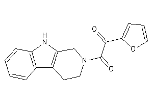Image of 1-(2-furyl)-2-(1,3,4,9-tetrahydro-$b-carbolin-2-yl)ethane-1,2-dione