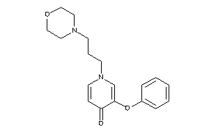 1-(3-morpholinopropyl)-3-phenoxy-4-pyridone