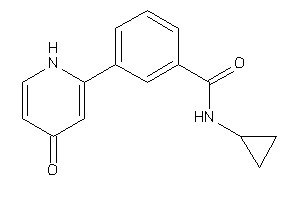 N-cyclopropyl-3-(4-keto-1H-pyridin-2-yl)benzamide