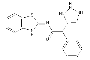 N-(3H-1,3-benzothiazol-2-ylidene)-2-phenyl-2-(tetrazolidin-1-yl)acetamide