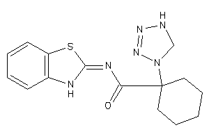 N-(3H-1,3-benzothiazol-2-ylidene)-1-(1,5-dihydrotetrazol-4-yl)cyclohexanecarboxamide