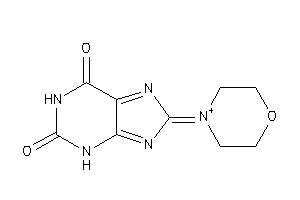 Image of 8-morpholin-4-ium-4-ylidenexanthine