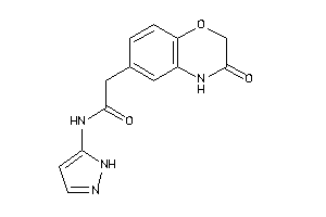 2-(3-keto-4H-1,4-benzoxazin-6-yl)-N-(1H-pyrazol-5-yl)acetamide