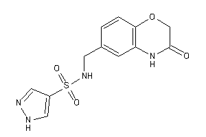 N-[(3-keto-4H-1,4-benzoxazin-6-yl)methyl]-1H-pyrazole-4-sulfonamide