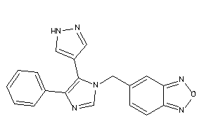 5-[[4-phenyl-5-(1H-pyrazol-4-yl)imidazol-1-yl]methyl]benzofurazan