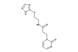 3-(2-ketopyrimidin-1-yl)-N-[2-(1H-1,2,4-triazol-5-ylthio)ethyl]propionamide