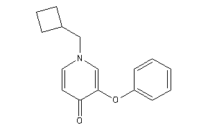 1-(cyclobutylmethyl)-3-phenoxy-4-pyridone