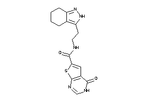 4-keto-N-[2-(4,5,6,7-tetrahydro-2H-indazol-3-yl)ethyl]-3H-thieno[2,3-d]pyrimidine-6-carboxamide