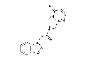 2-indol-1-yl-N-[(6-keto-1H-pyrimidin-2-yl)methyl]acetamide