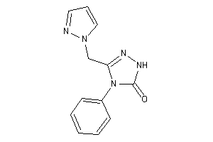 4-phenyl-3-(pyrazol-1-ylmethyl)-1H-1,2,4-triazol-5-one