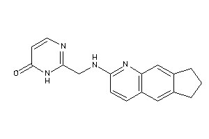 2-[(7,8-dihydro-6H-cyclopenta[g]quinolin-2-ylamino)methyl]-1H-pyrimidin-6-one