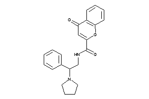 4-keto-N-(2-phenyl-2-pyrrolidino-ethyl)chromene-2-carboxamide