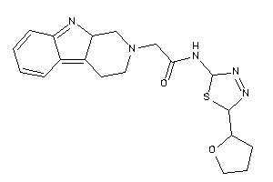 Image of 2-(1,3,4,9a-tetrahydro-$b-carbolin-2-yl)-N-[5-(tetrahydrofuryl)-2,5-dihydro-1,3,4-thiadiazol-2-yl]acetamide