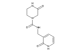 3-keto-N-[(2-keto-1H-pyridin-3-yl)methyl]piperazine-1-carboxamide