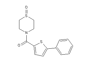 (1-keto-1,4-thiazinan-4-yl)-(5-phenyl-2-thienyl)methanone