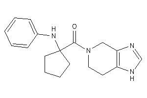 (1-anilinocyclopentyl)-(1,4,6,7-tetrahydroimidazo[4,5-c]pyridin-5-yl)methanone