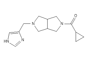 Cyclopropyl-[5-(1H-imidazol-4-ylmethyl)-1,3,3a,4,6,6a-hexahydropyrrolo[3,4-c]pyrrol-2-yl]methanone