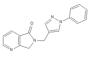 6-[(1-phenylpyrazol-4-yl)methyl]-7H-pyrrolo[3,4-b]pyridin-5-one