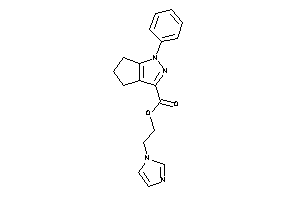 1-phenyl-5,6-dihydro-4H-cyclopenta[c]pyrazole-3-carboxylic Acid 2-imidazol-1-ylethyl Ester