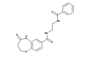 N-(2-benzamidoethyl)-4-keto-3,5-dihydro-2H-1,5-benzothiazepine-7-carboxamide